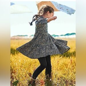 Mayoral neutral floral dress Size 5 girls